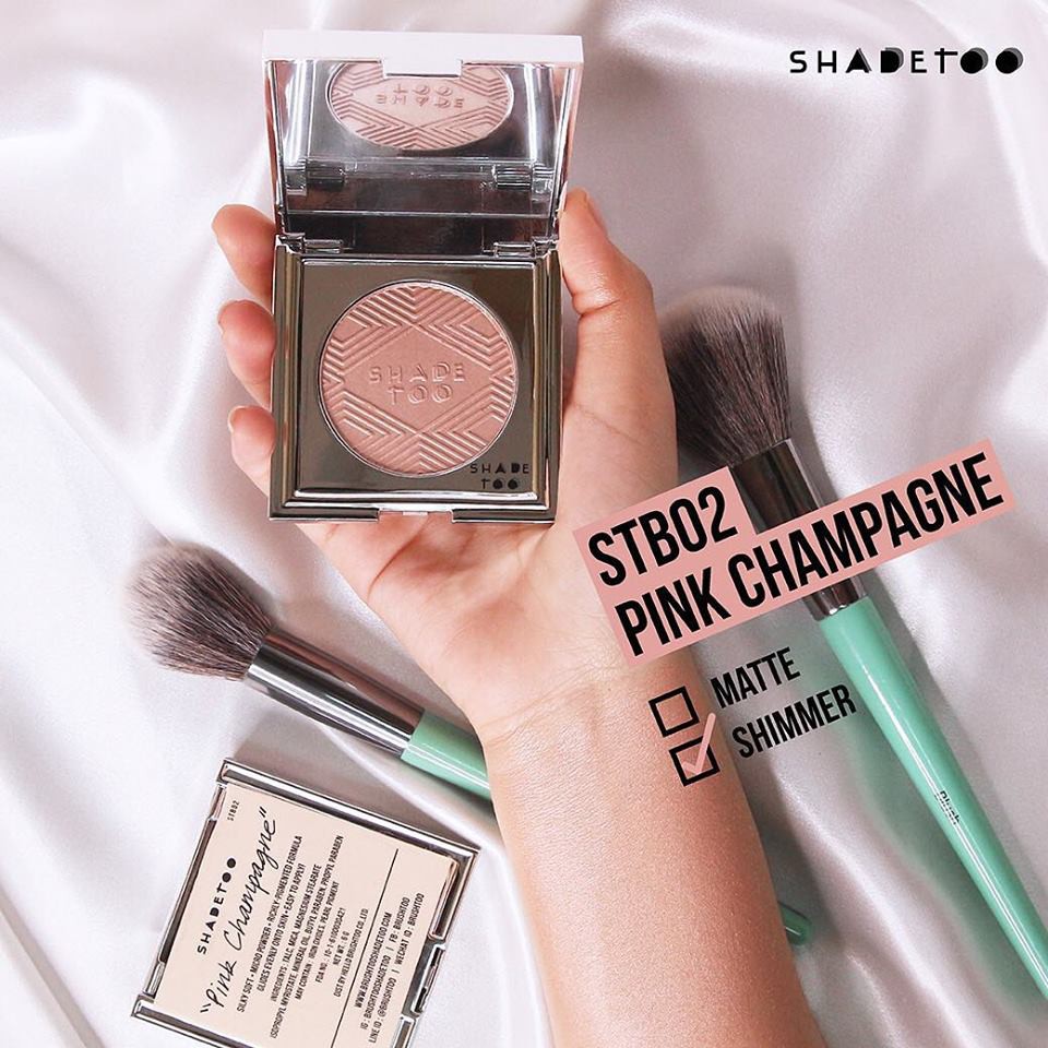 ShadeToo ,Blush-Pink Champagne 6g-STB02 , บลัชออนสีชมพูระเรื่อ,8850004021035,Brush too,Blush-Pink Champagne 6g-STB02ราคา,Blush-Pink Champagne 6g-STB02ซื้อได้ที่,Blush-Pink Champagne 6g-STB02รีวิว