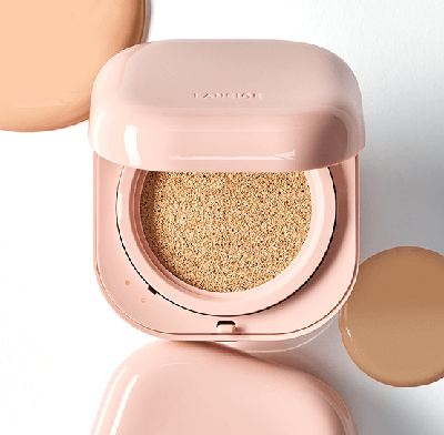 Laneige Neo Cushion Glow #21N 15 g x 2 คุชชั่นสูตรโกล์ว เพื่อผิวกระจ่างใส เปล่งประกายตลอด 24 ชั่วโมง พิเศษในตลับ NEO CUSHION สูตร GLOW