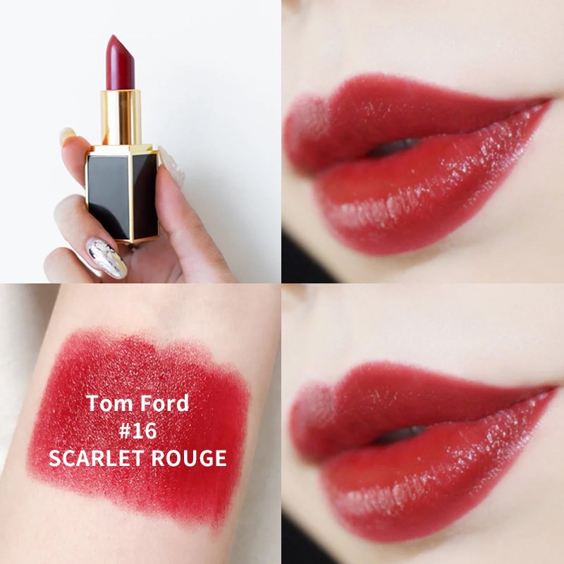 Tom Ford, Tom Ford Lip Color, Tom Ford Lip Color รีวิว, Tom Ford Lip Color #16 Scarlet Rouge, Tom Ford Lip Color #16 Scarlet Rouge รีวิว, Tom Ford Lip Color #16 Scarlet Rouge 1g, ลิป Tom Ford, ลิป Tom Ford รีวิว, ลิป Tom Ford ราคา, ลิป Tom Ford สีไหนสวย, ลิปสติก Hi-end