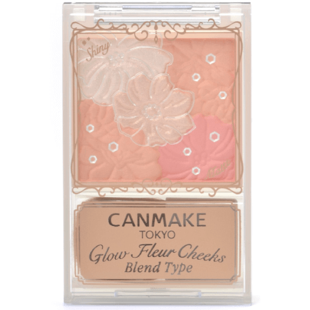 Glow Fleur Cheeks (Blend Type),Canmake Glow Fleur Cheeks (Blend Type),B01 Cotton Coral,บลัชออน,Canmake,บลัชออนCanmake