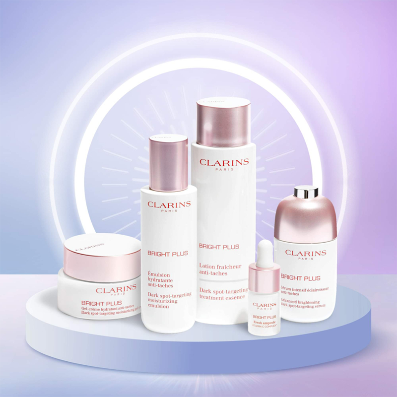 Clarins Bright Plus Dark Spot-Targeting Treatment Essence 10ml (กล่องมีตำหนิ ไม่มีผลต่อการใช้งาน)